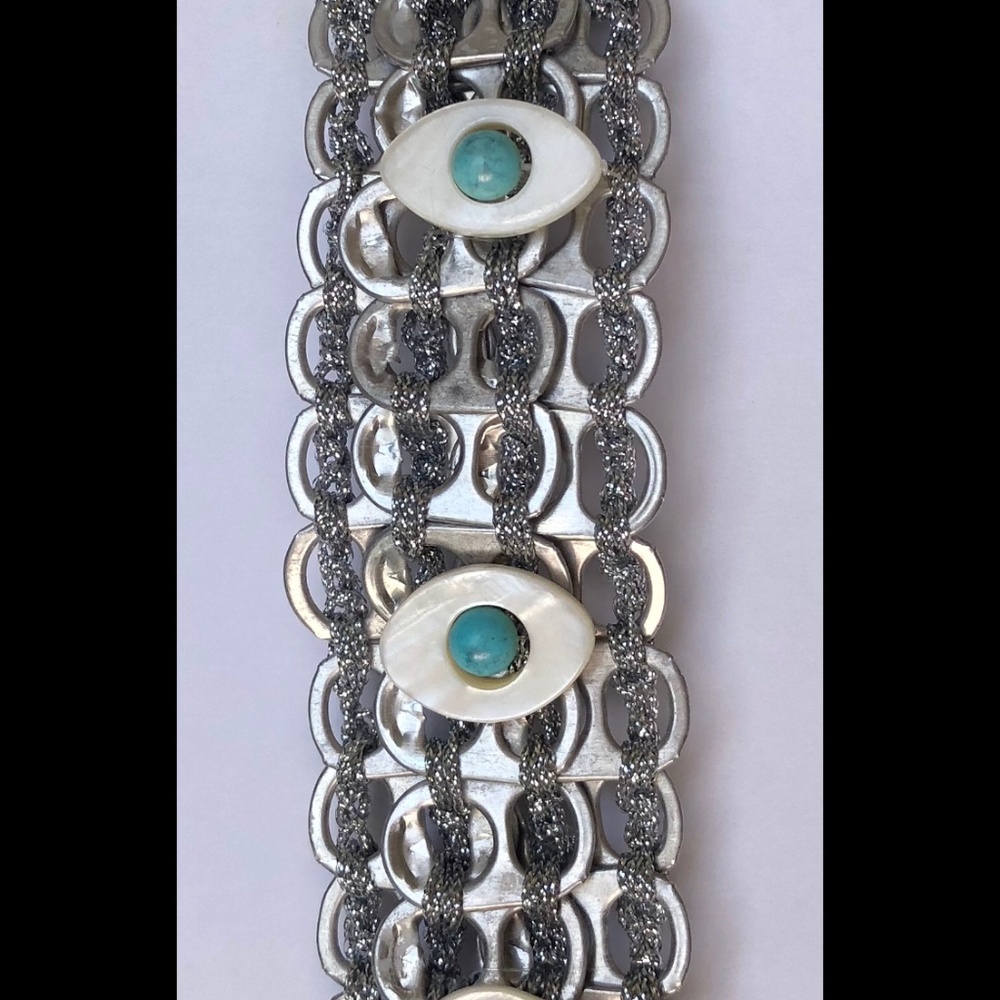 handmade soda tab bracelet